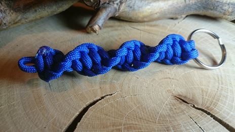 Paracord Schlüsselanhänger Helix