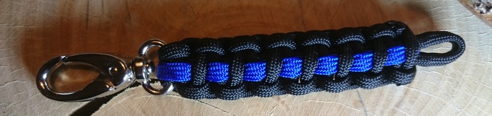 Schlüsselanhänger Thin Blue Line Typ Snake